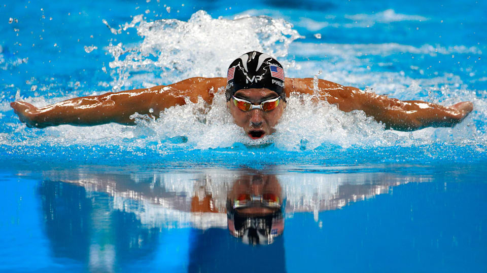 Champions de Légende Natation Michael Phelps, l’insubmersible