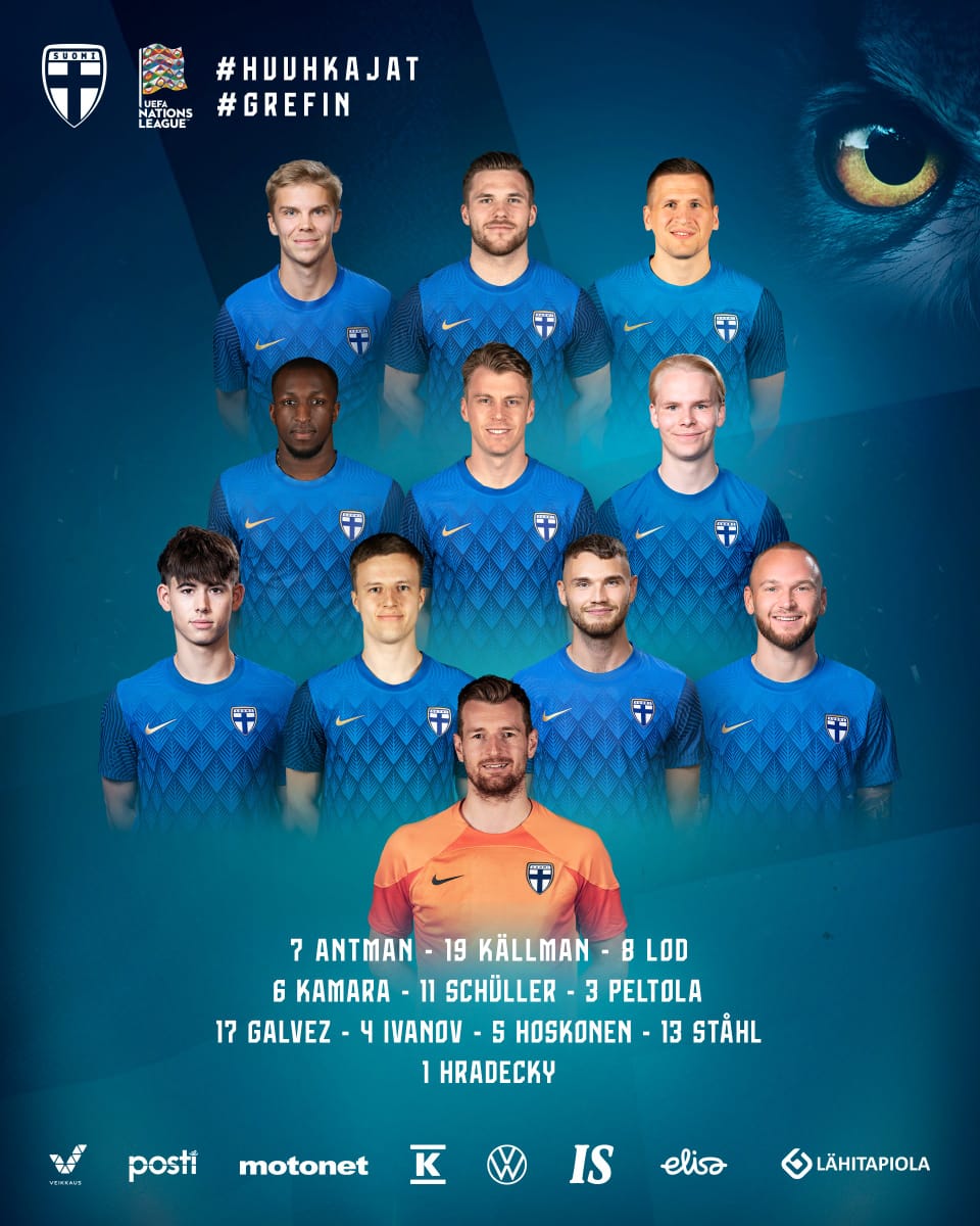 Ligue des Nations Groupe F Grèce Finlande, voici les compositions