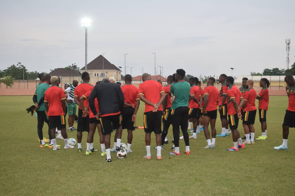 Éliminatoires CAN 2025 Cameroun La séance d'entraînement des Lions