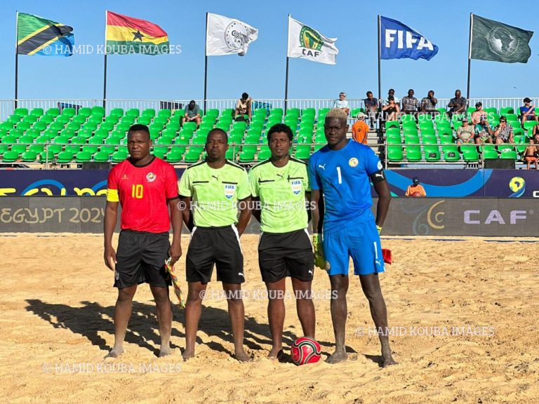 Le Sénégal CAN Beach Soccer Egypte 2024 Mozambique