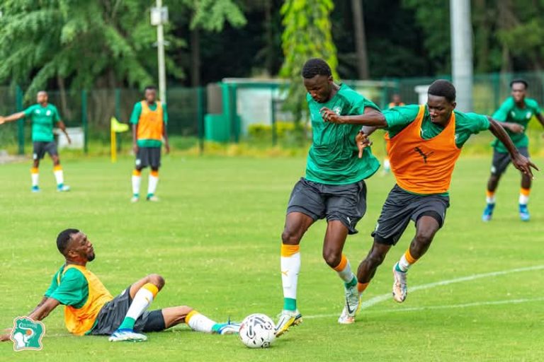 La Côte d'Ivoire la Guinée Eliminatoires CHAN 2024