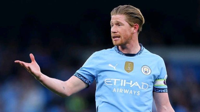 Manchester City Kevin De Bruyne Naples