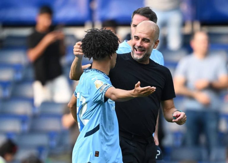 Pep Guardiola Rico Lewis