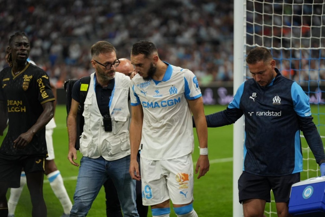 OM : Amine Gouiri sort sur blessure face à Lorient