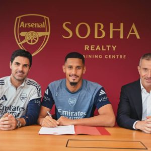 Arsenal William Saliba les Gunners AS Saint-Étienne