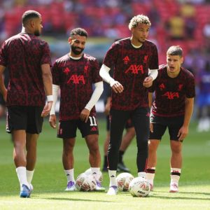 Liverpool Hugo Ekitike Mohamed Salah