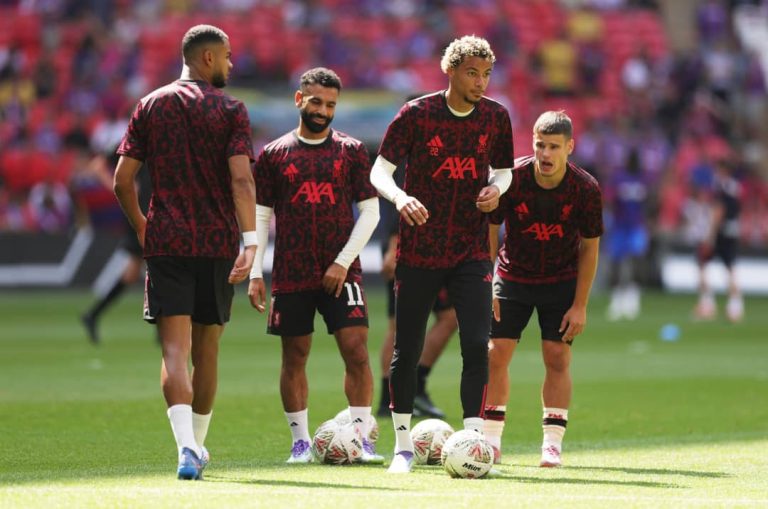Liverpool Hugo Ekitike Mohamed Salah