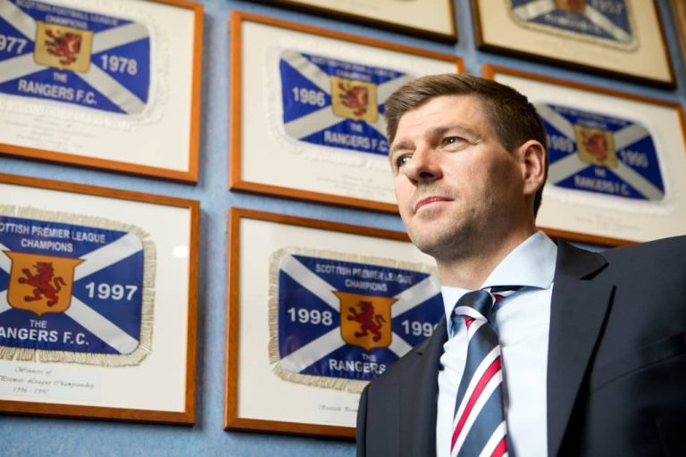 Steven Gerrard les Rangers