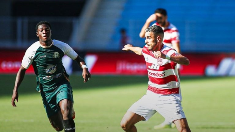 championnat de Ligue Pro 1 Tunisie Club Africain AS Soliman Mannoubi Haddad