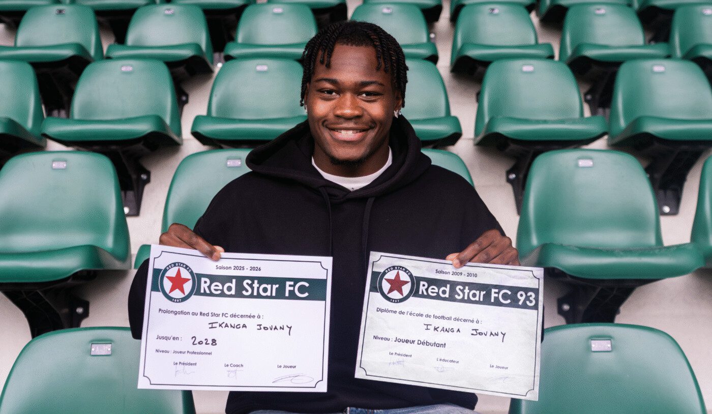 Ligue 2 BKT : Jovany Ikanga prolonge au Red Star
