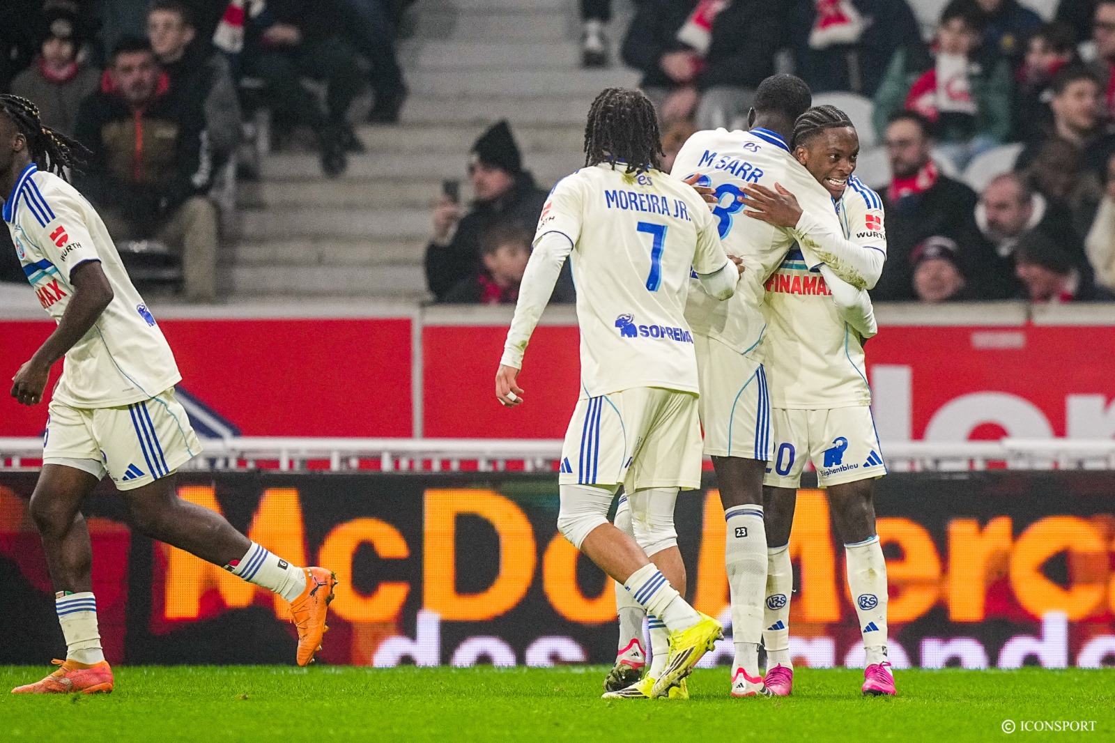 France Ligue 1 – Strasbourg : Doublé de Martial Godo face à Lille