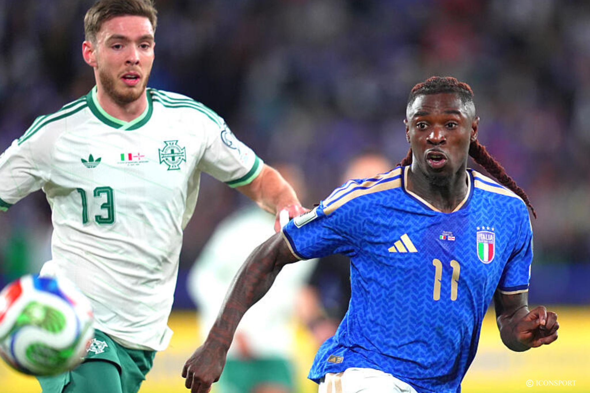 Barrages Coupe du Monde 2026 :  Kane double la mise pour l’Italie face à l’Irlande du Nord (2-0) 80′