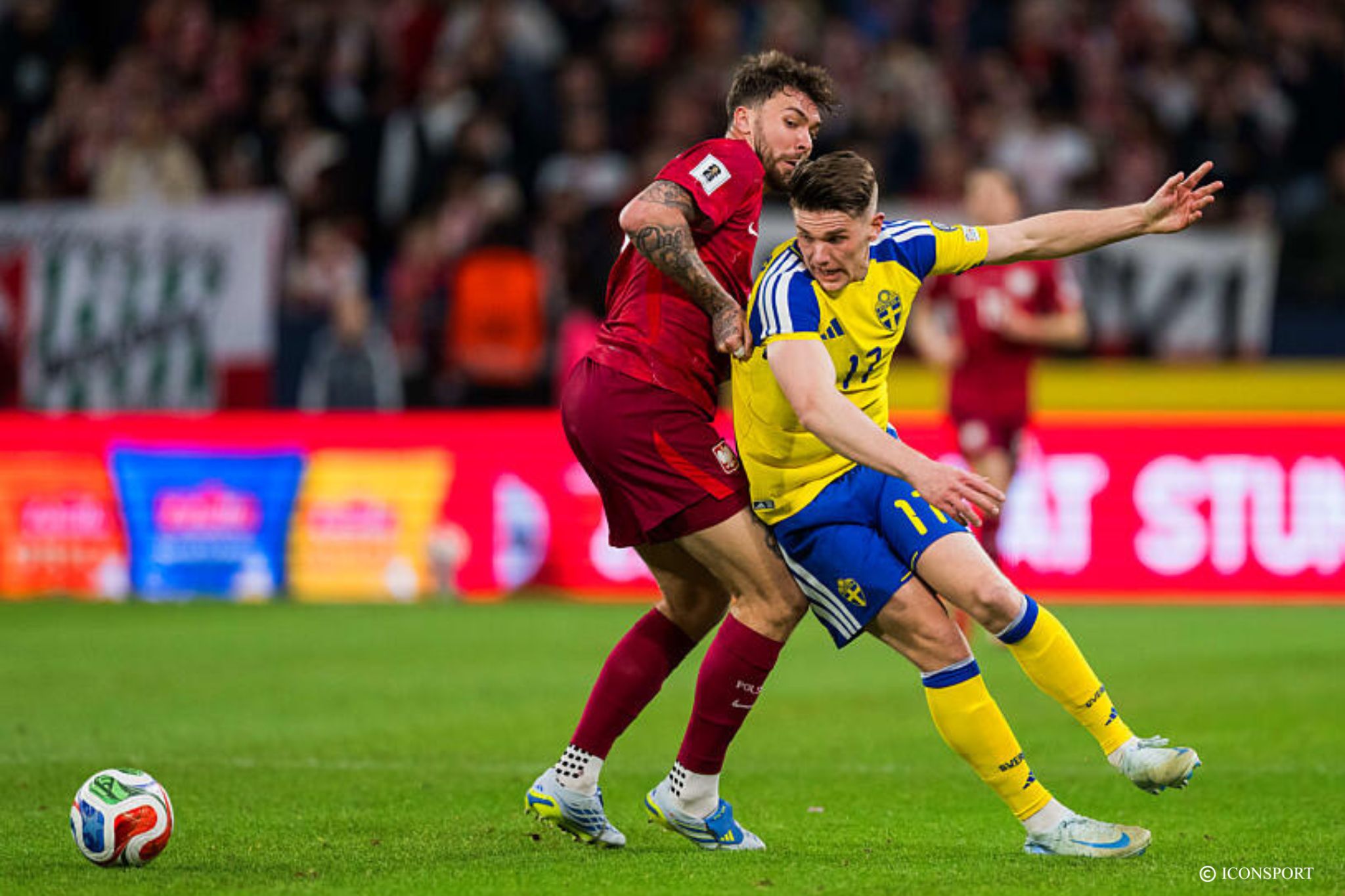 Barrages Coupe du Monde 2026 : La Suède reprend l’avantage  face à la Pologne (2-1 44′)