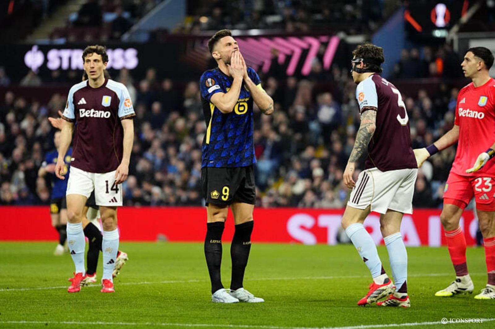 Ligue Europa (8e retour) : Lille éliminé après sa défaite 2-0 à Aston Villa